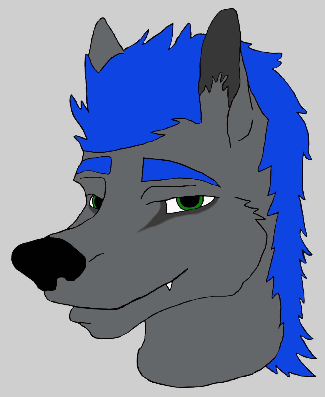 Wolf headshot by jorod3 -- Fur Affinity [dot] net