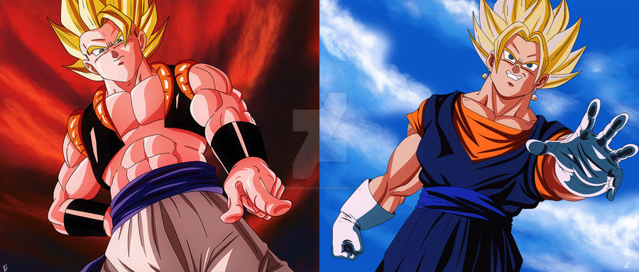 Vegetto vs Gogeta