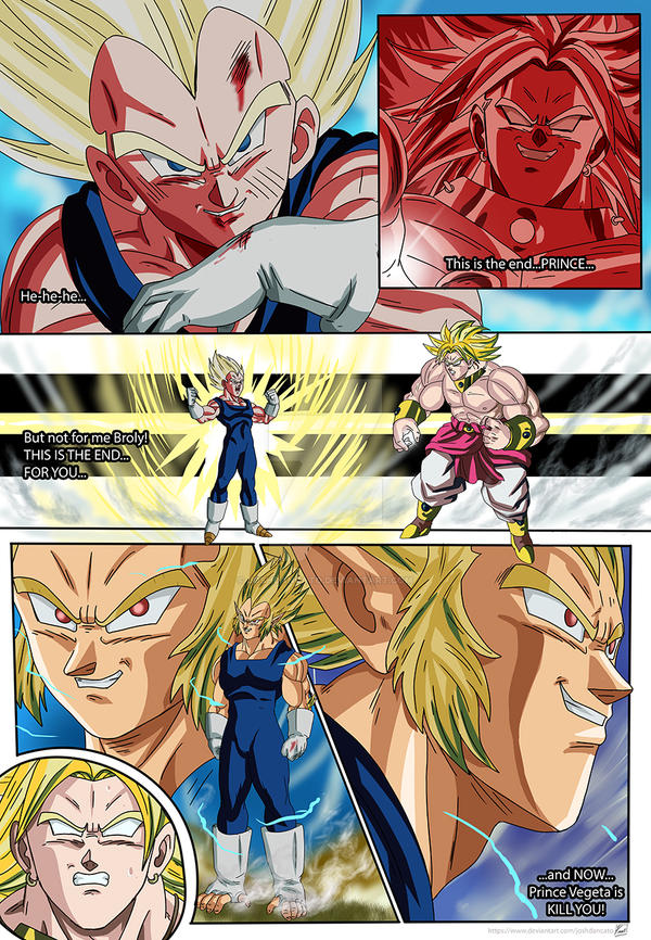 majin vegeta vs broly