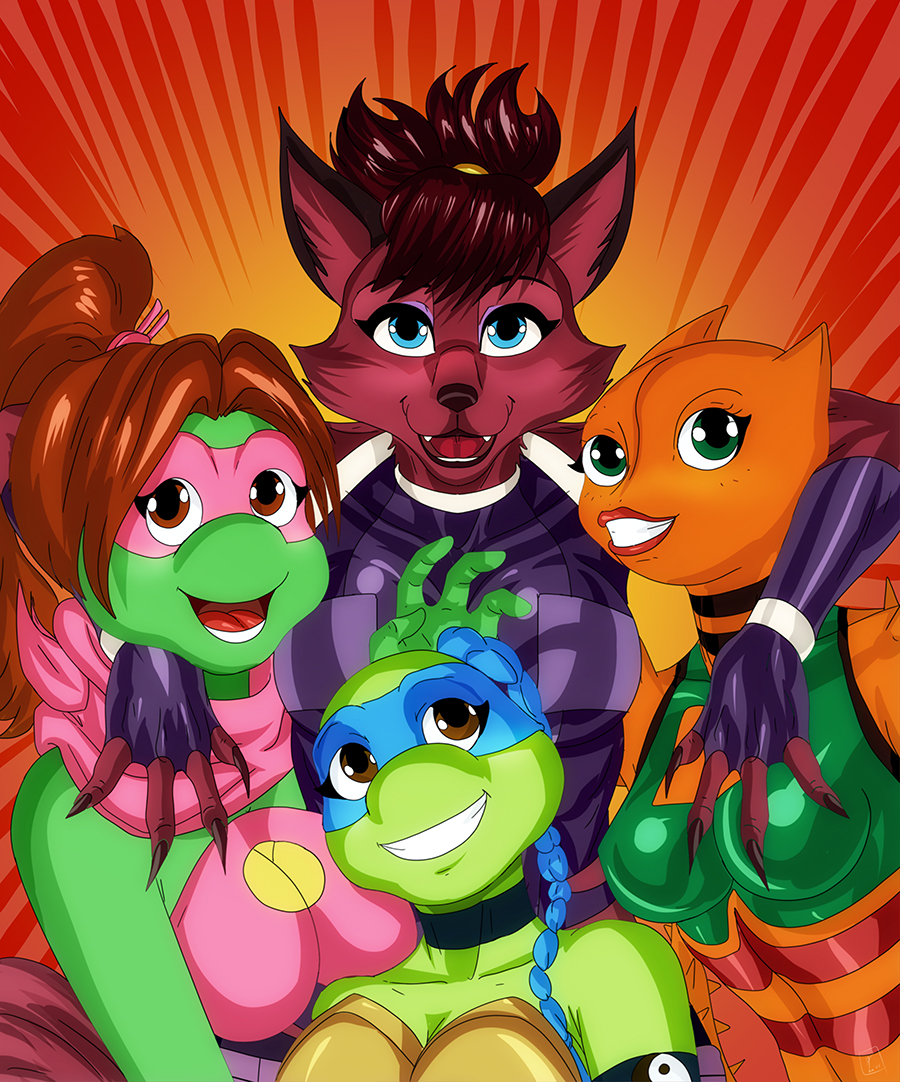 TMNT girls by joshdancato -- Fur Affinity [dot] net