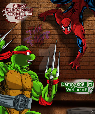 spiderman avengers meme ninja turtles