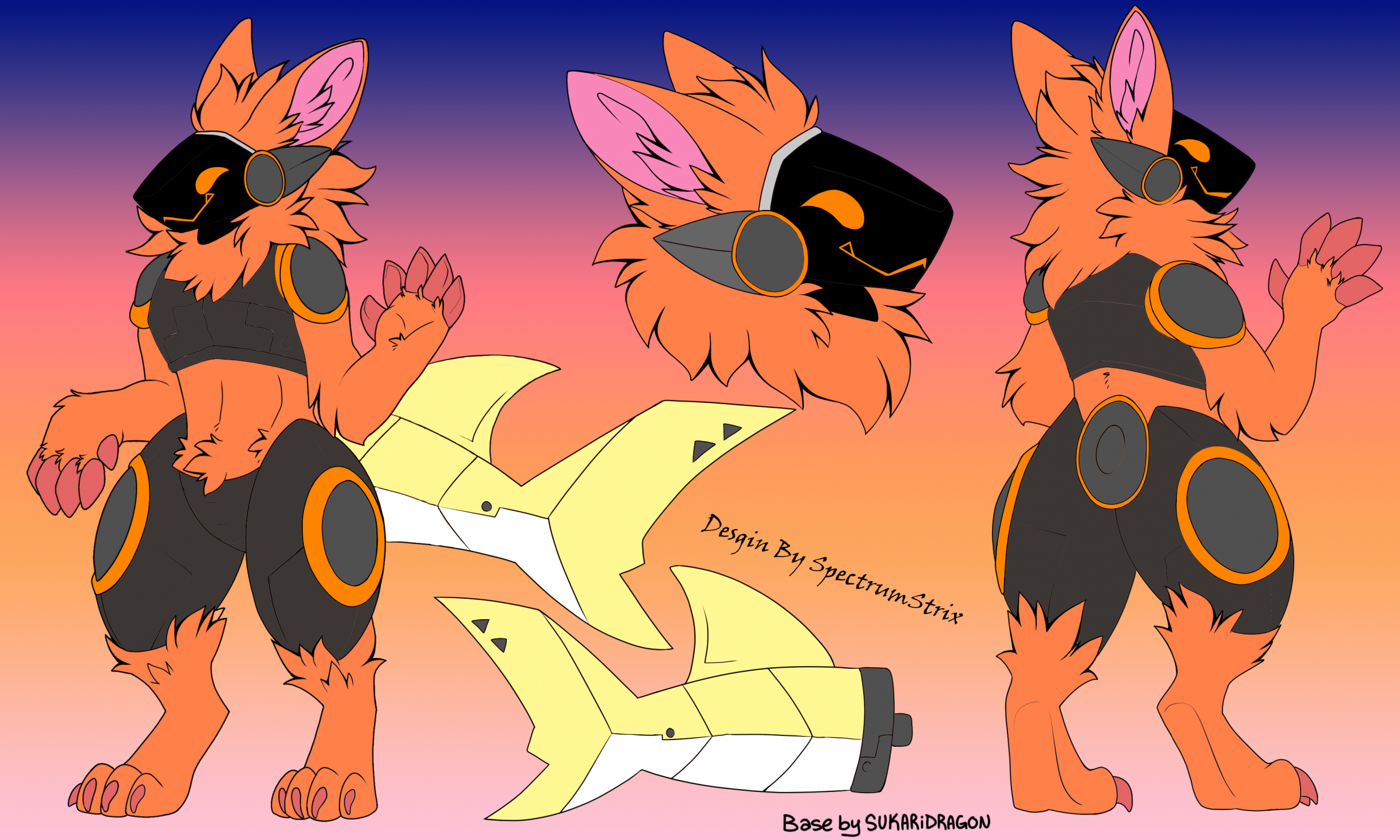 HQ DETAILED BLUE BOMB PROTOGEN ADOPT FULL REF by AnalShop -- Fur Affinity  [dot] net