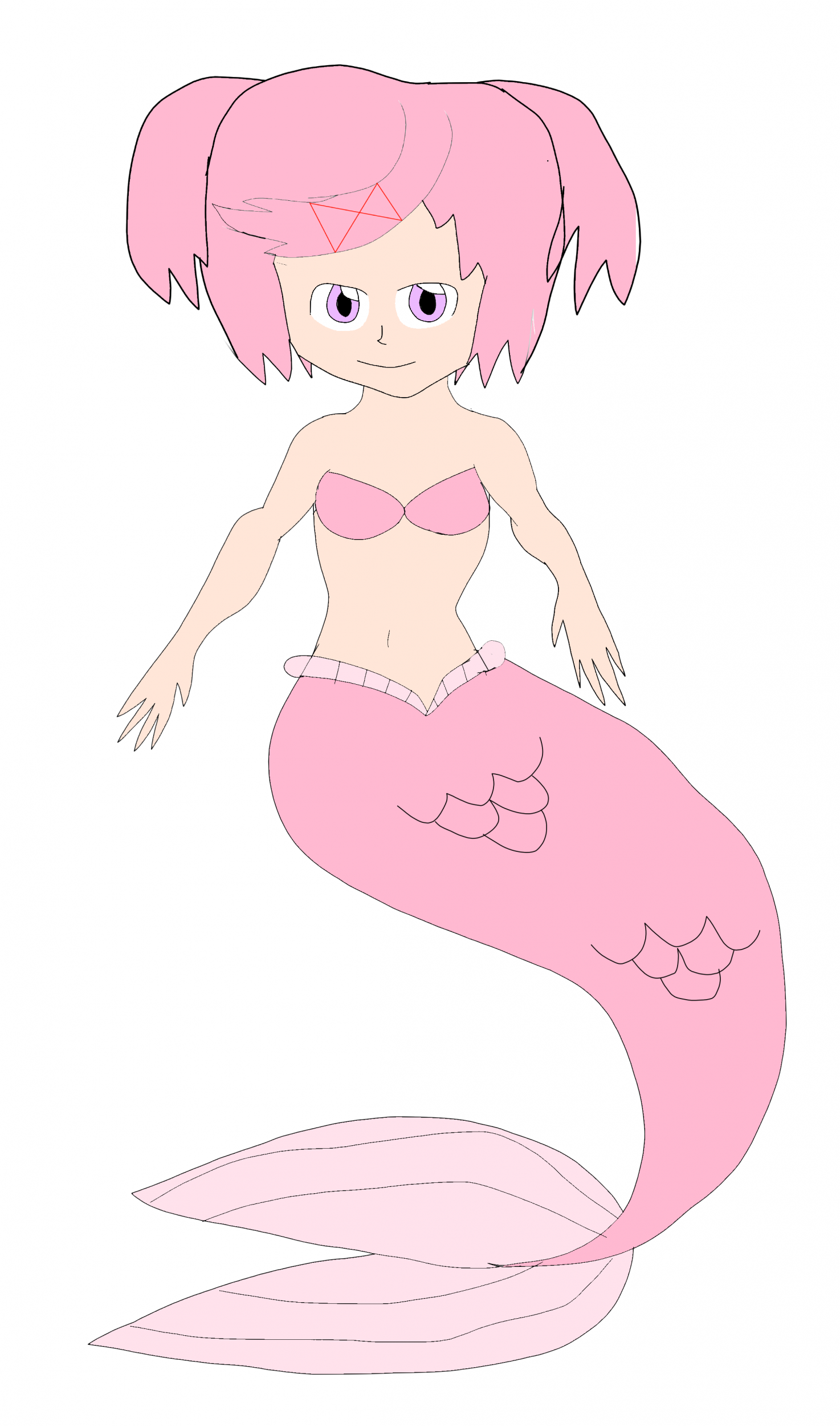 Natsuki(Doki Doki Literature Club) Mermaid by JoshPikaDPLover2017 -- Fur  Affinity [dot] net