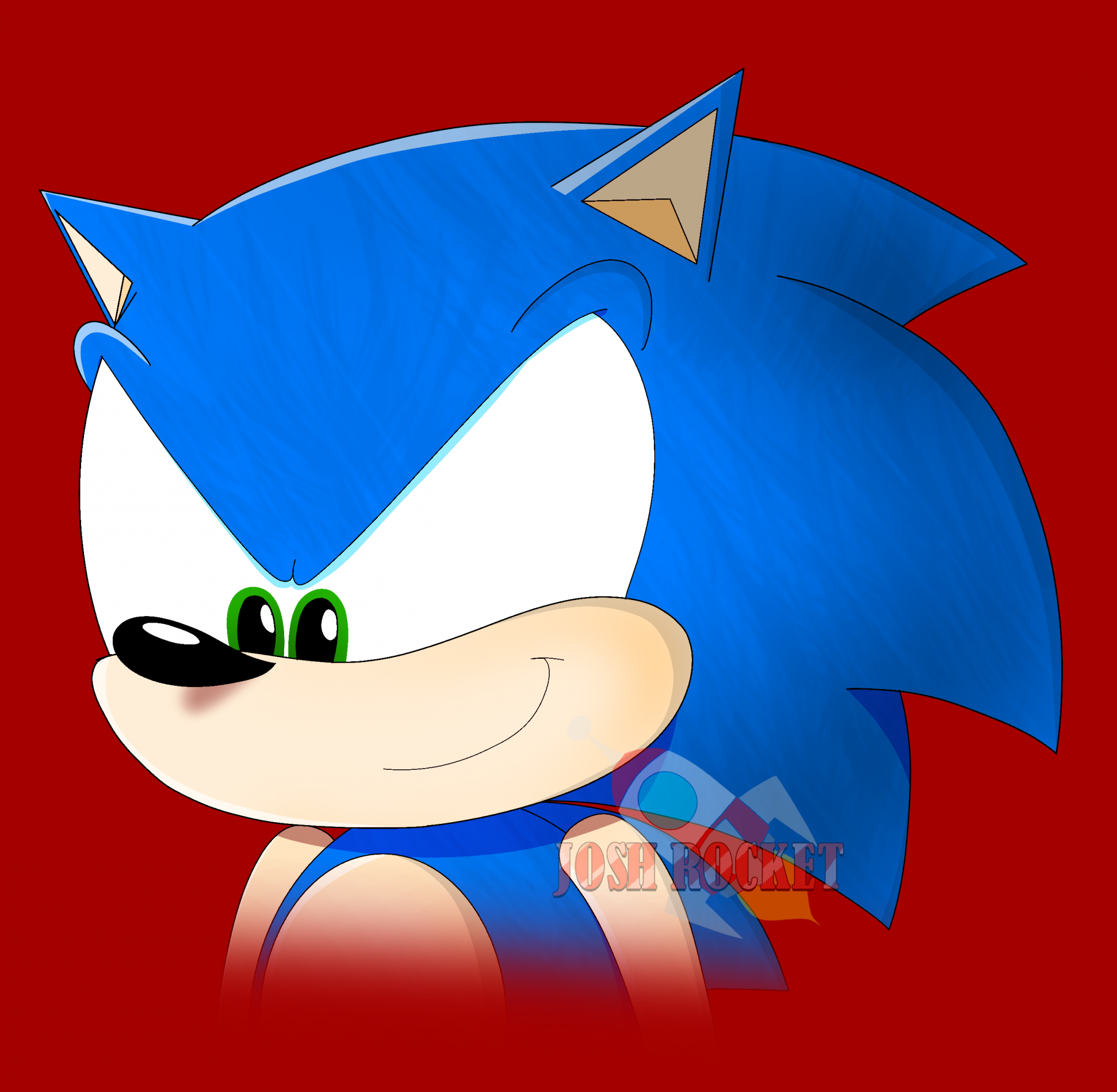 Classic sonic by Waitochan -- Fur Affinity [dot] net