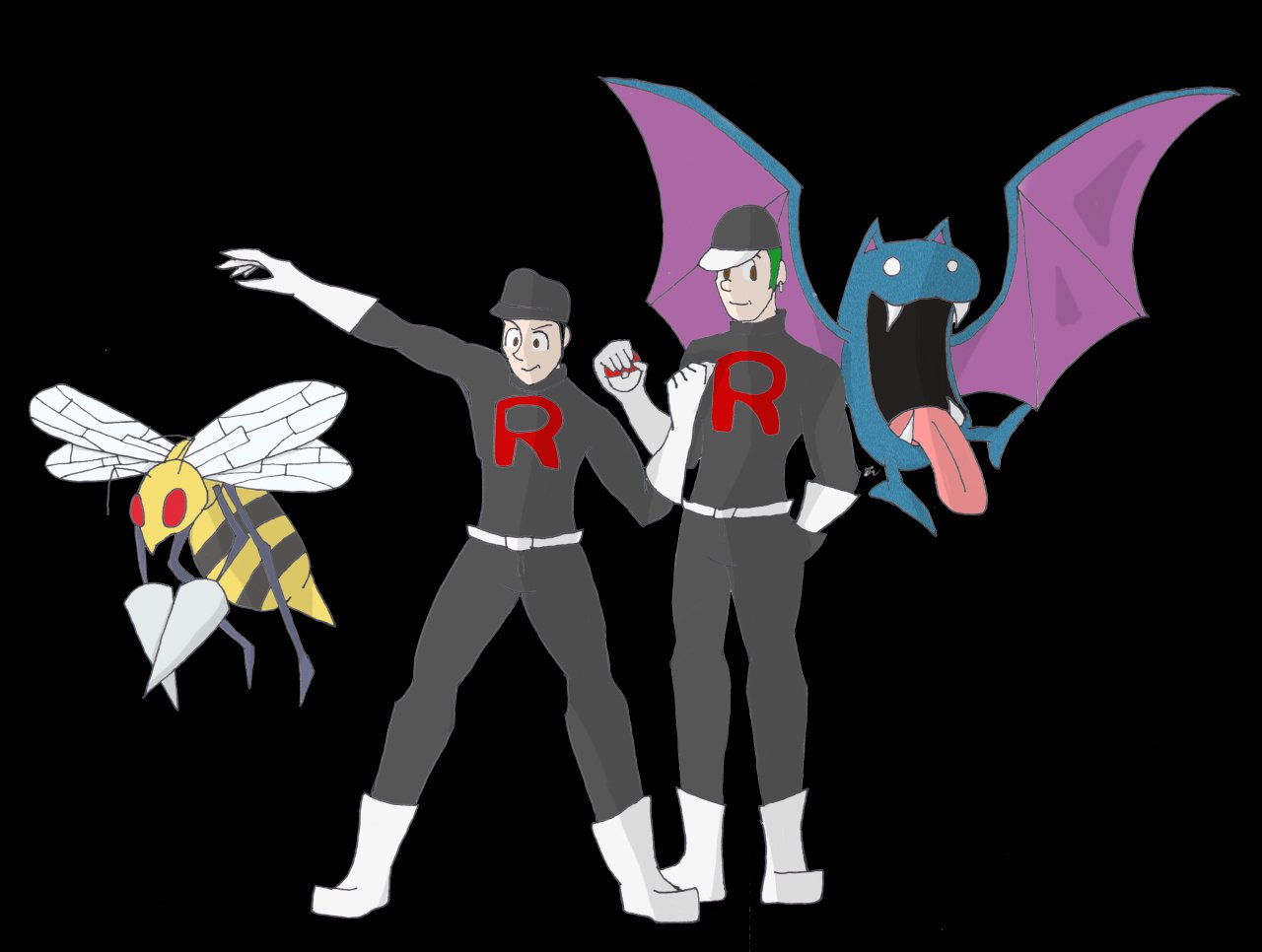 Rocket grunts louie and josh would like to battle by joshybat fur