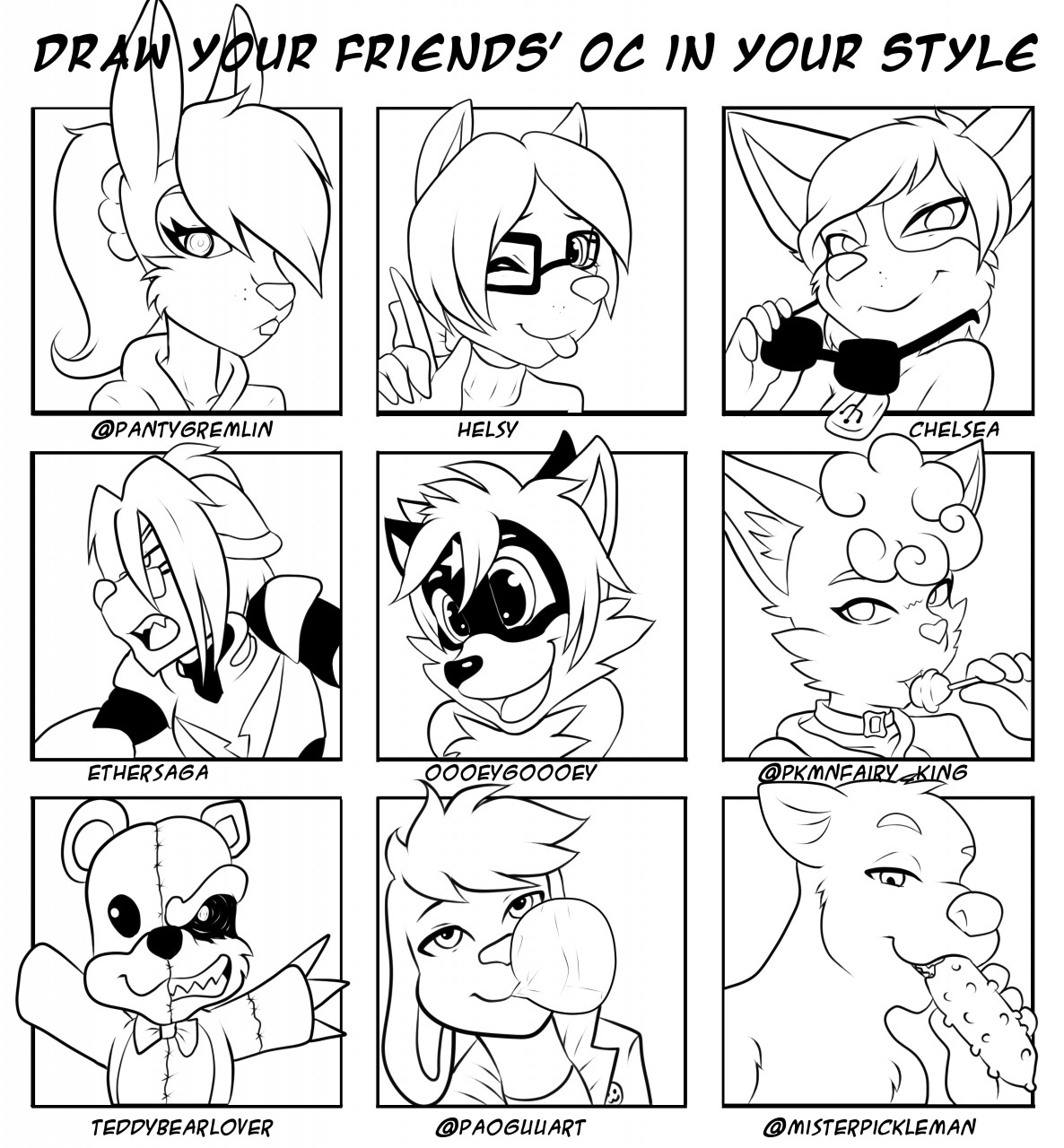 Draw Your Friends Oc Meme By Joykill Fur Affinity Dot Net