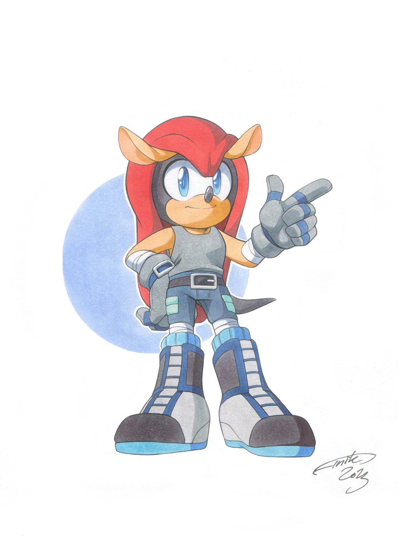 Mighty the Armadillo (Appreciation Art) by JadinSkater on DeviantArt