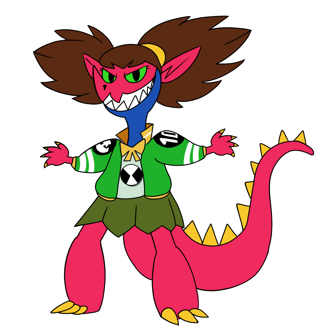 Penny, Lizard Alien form (Ben 10 variant) by jpanboy -- Fur Affinity [dot]  net