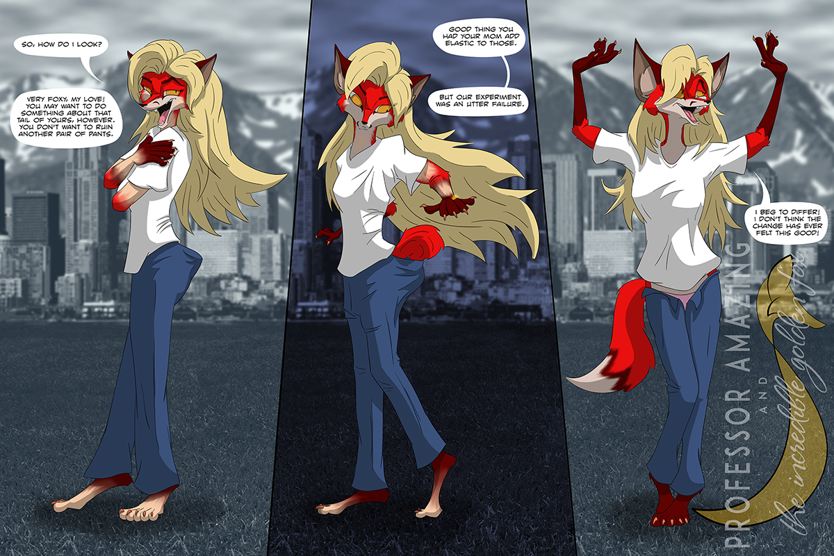 Isla Grace - Fox Transformation (4 of 6). Click to change the View. 