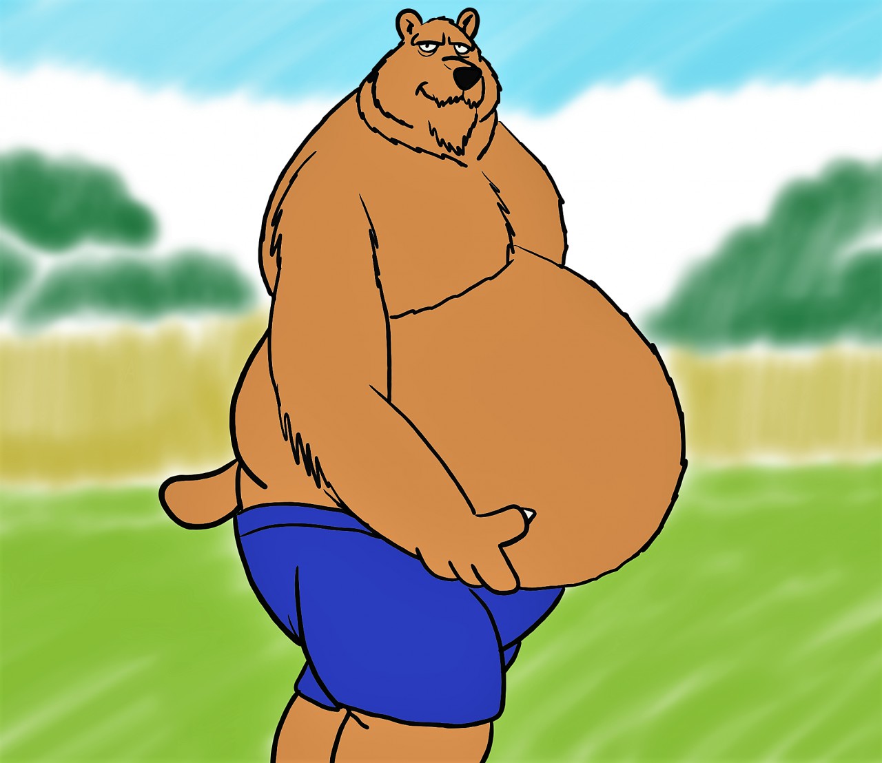 Big bear belly