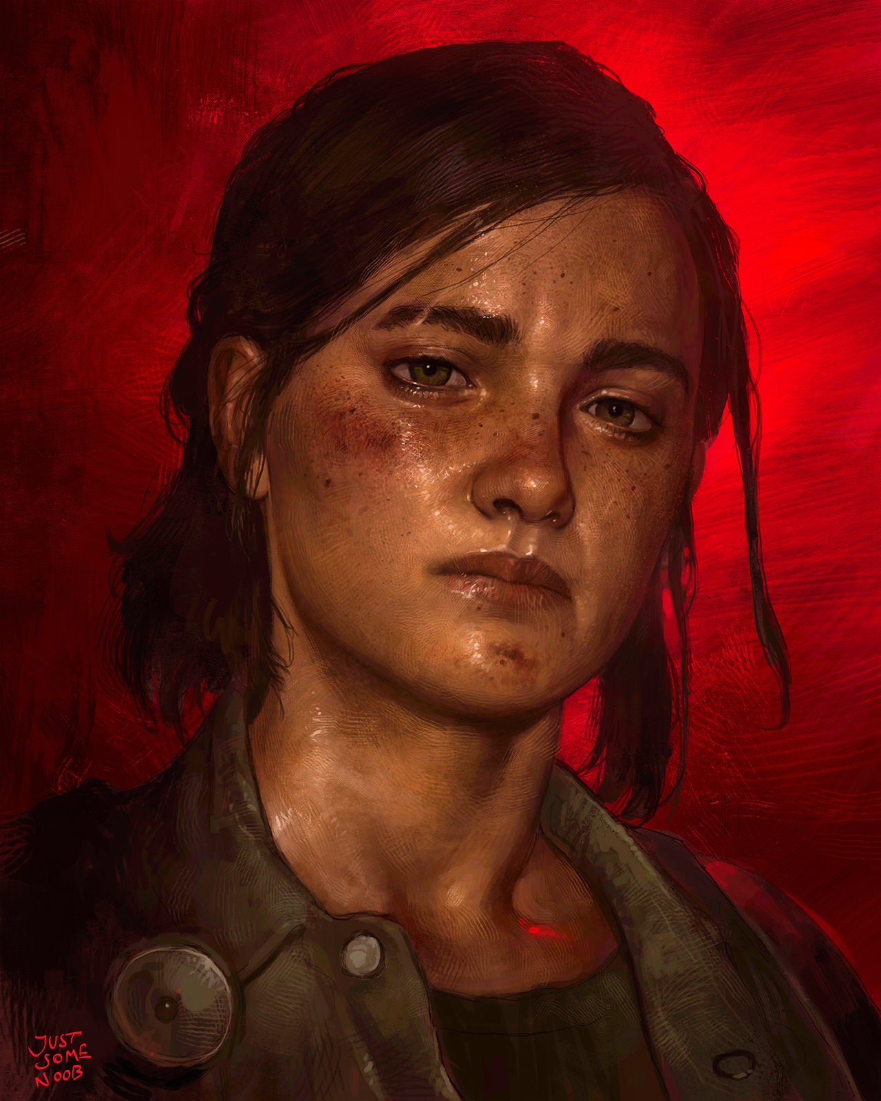 Ellie The Last Of Us, Desenho por Focosi Dylan (Dydyart7)