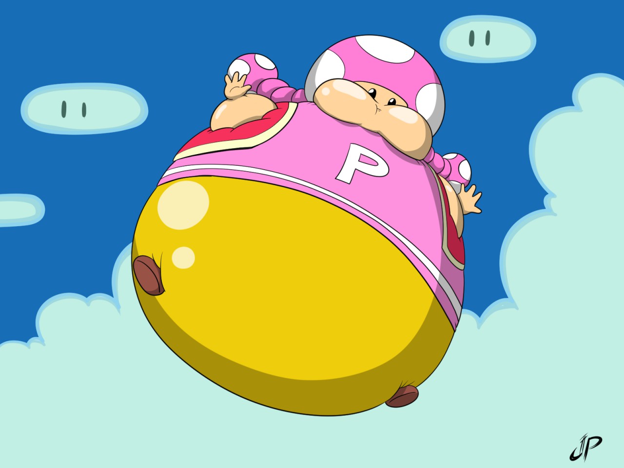 Toadette p balloon