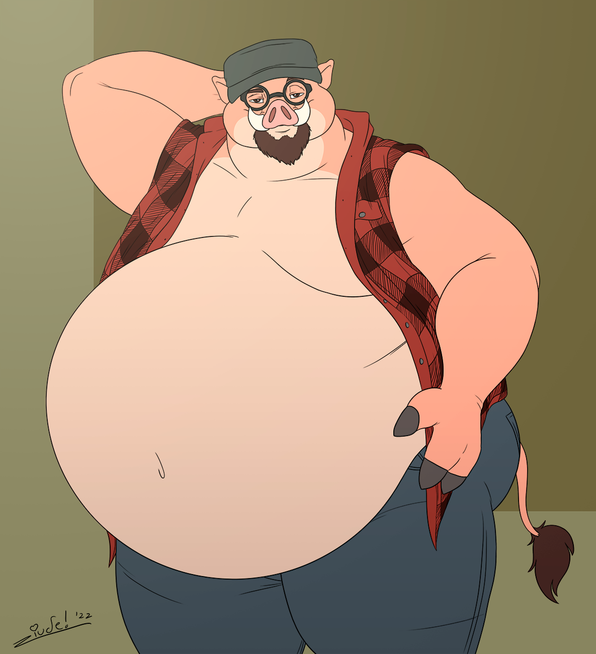 Fat dude by Jacco de Jager on Dribbble