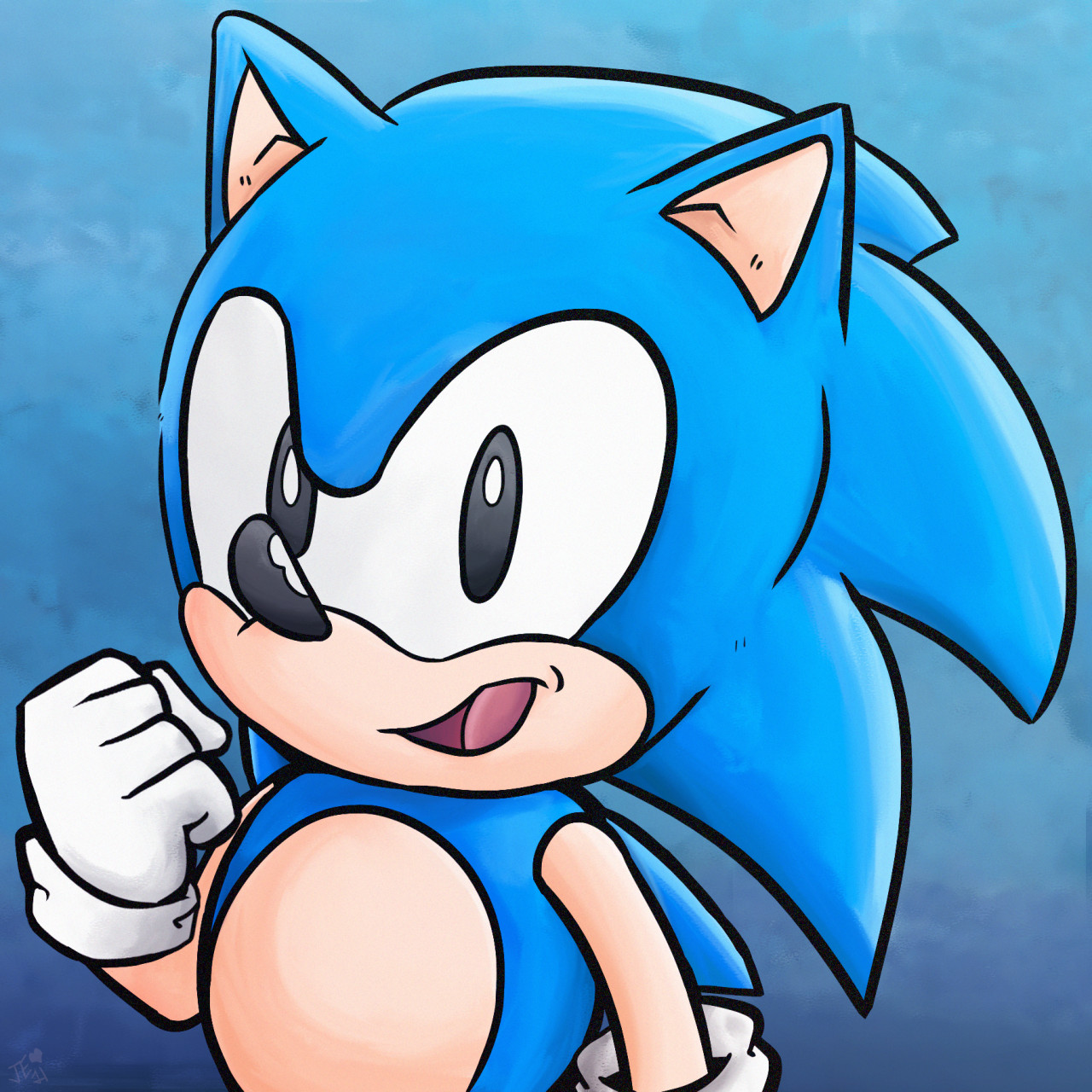 Classic Sonic by InsaneDingo -- Fur Affinity [dot] net