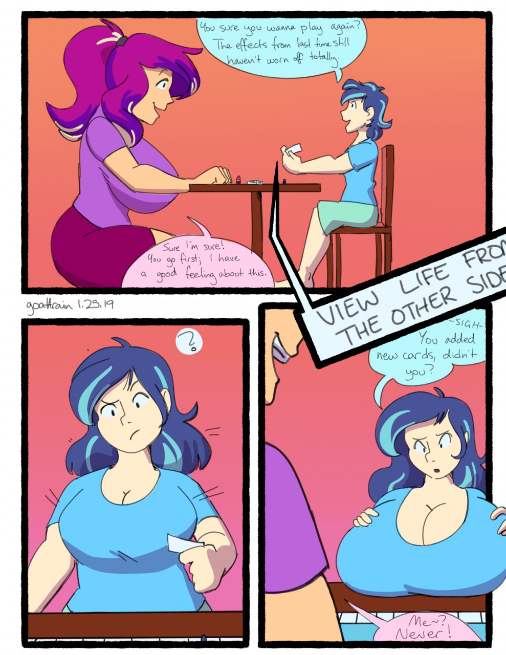 Giantess growth breast expansion comics