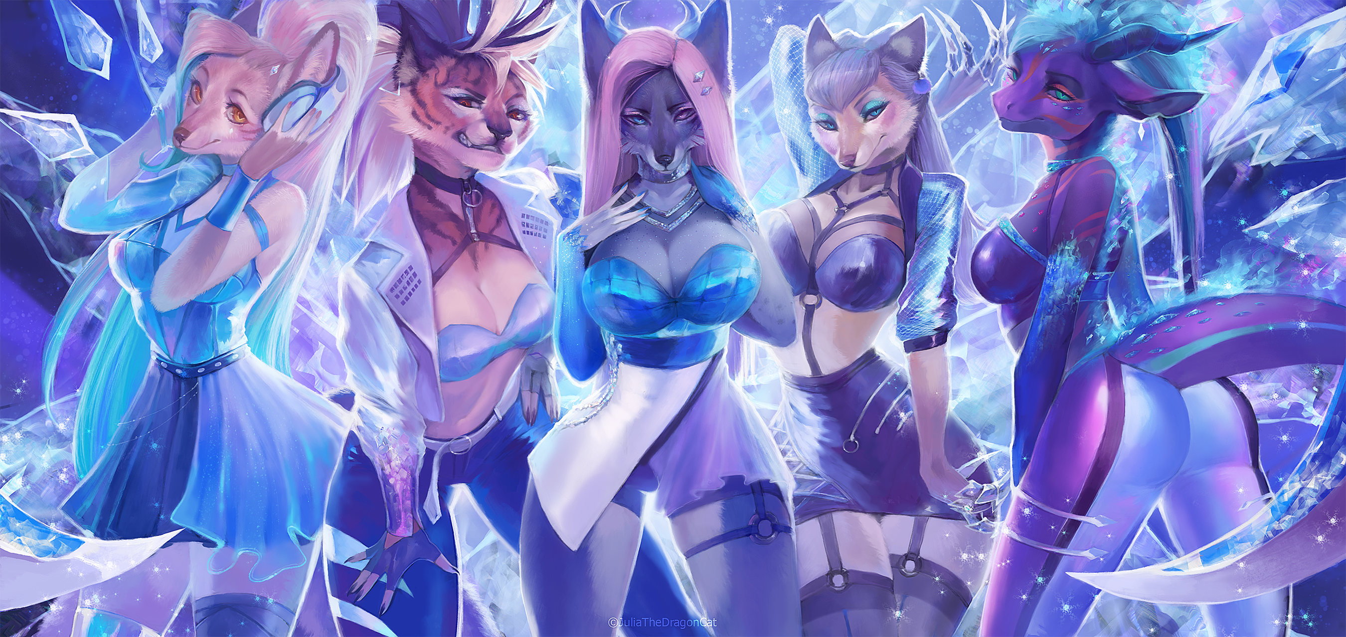 ♢KDA MORE FURRY♢ by JuliaTheDragonCat -- Fur Affinity [dot] net