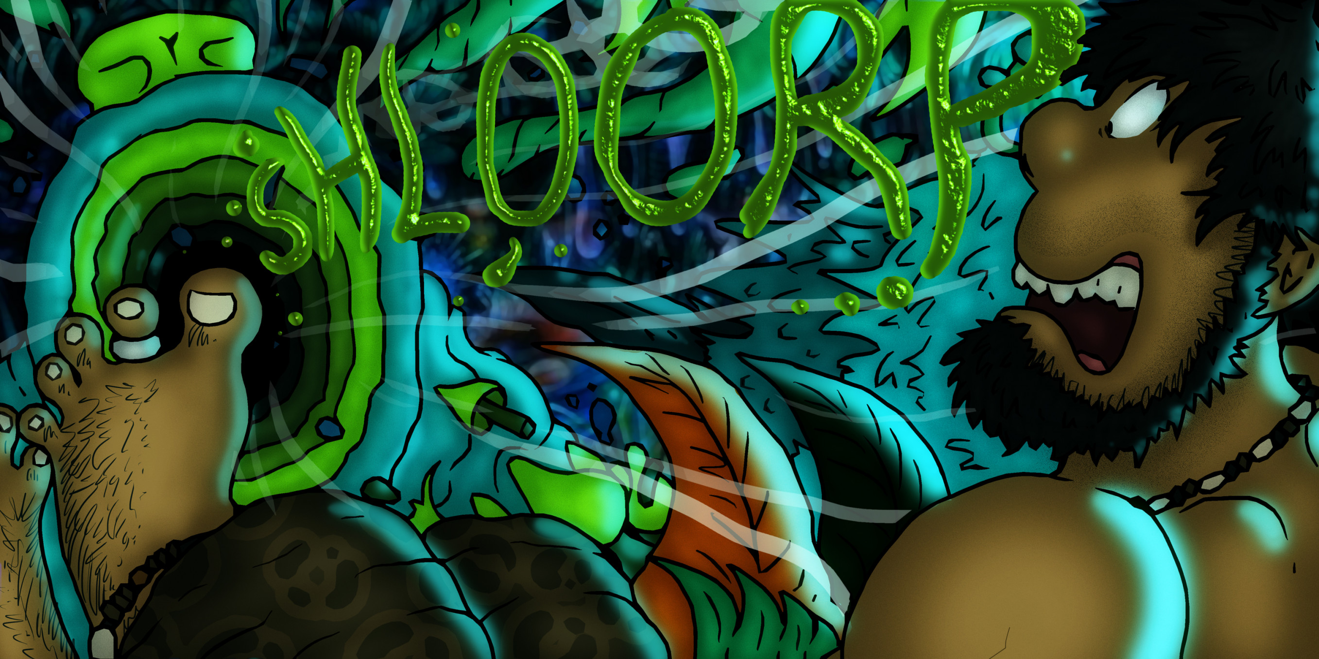 The Fluorescent Forest Of Suction 4 by junglefooter -- Fur Affinity [dot]  net