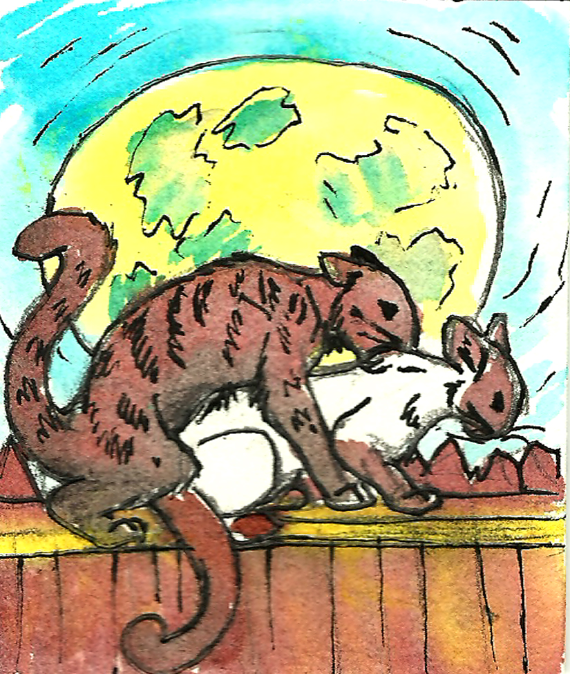 kitty porn ACEO by jupiterjenny  Fur Affinity dot net 