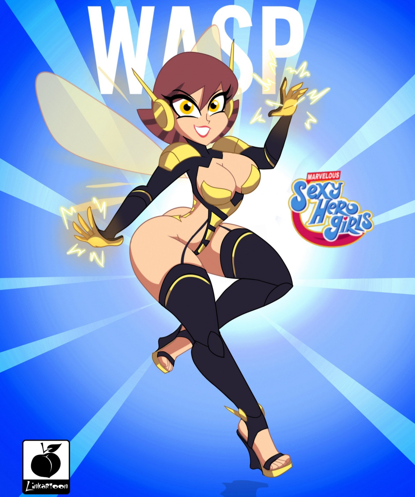 DCSHG Busty Wasp by JustafunGUY23 -- Fur Affinity [dot] net