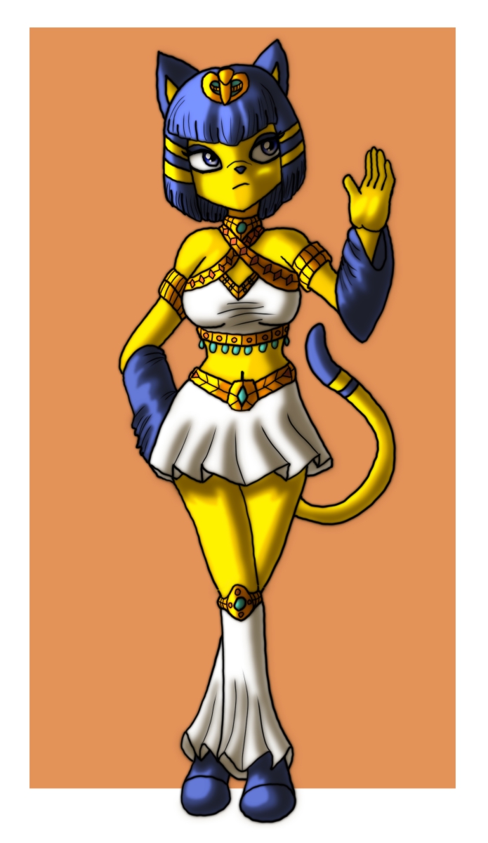 What a Queen (Ankha) by Just_A_Tundra -- Fur Affinity [dot] net