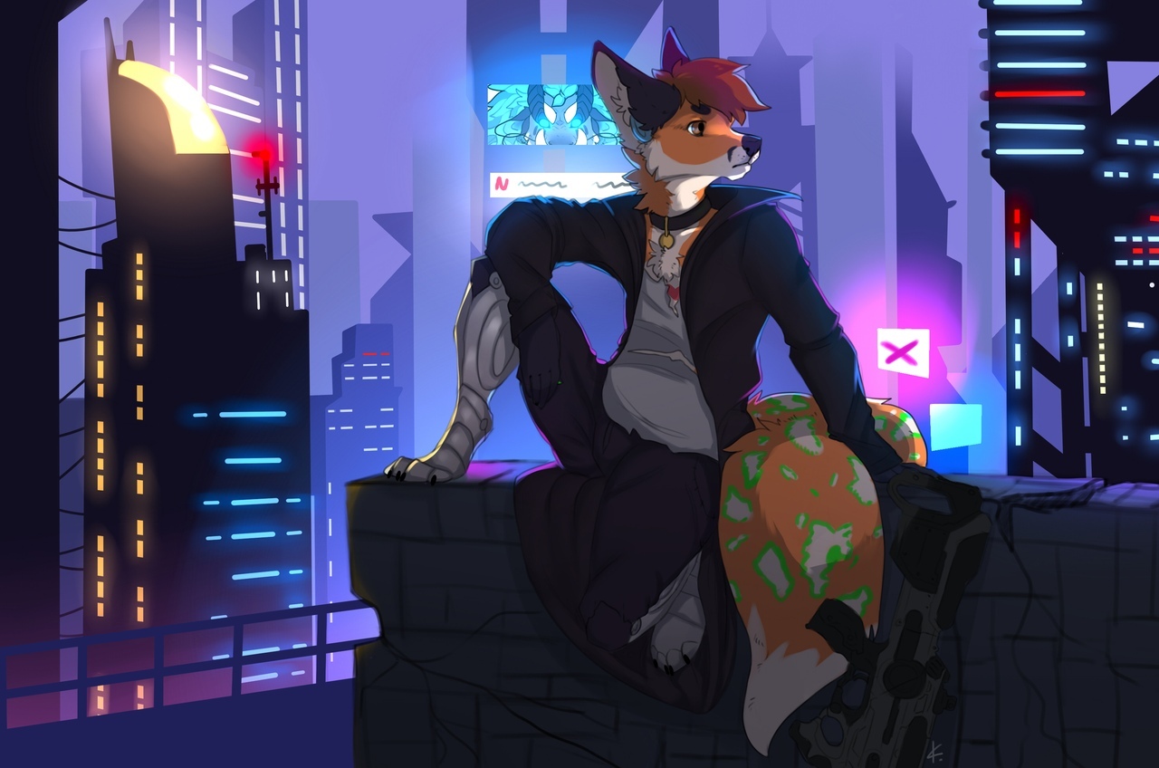 Cyberpunk furry mod фото 46