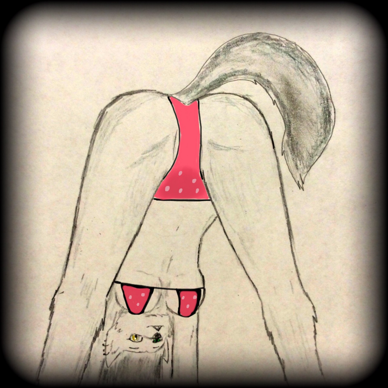 Lea bent over (bikini version) by justinnator4 -- Fur Affinity [dot] net