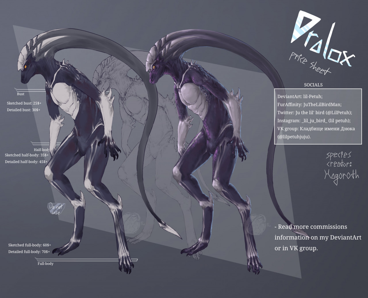 Dralox sheet. by JuTheLilBirdMan -- Fur Affinity [dot] net