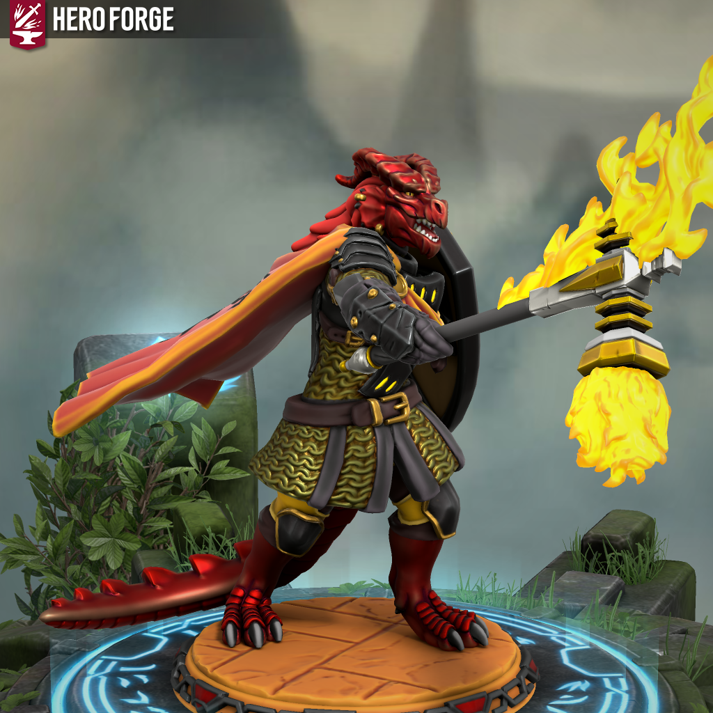 Gwendolyn Ironscale Heroforge by Jvaru -- Fur Affinity [dot] net
