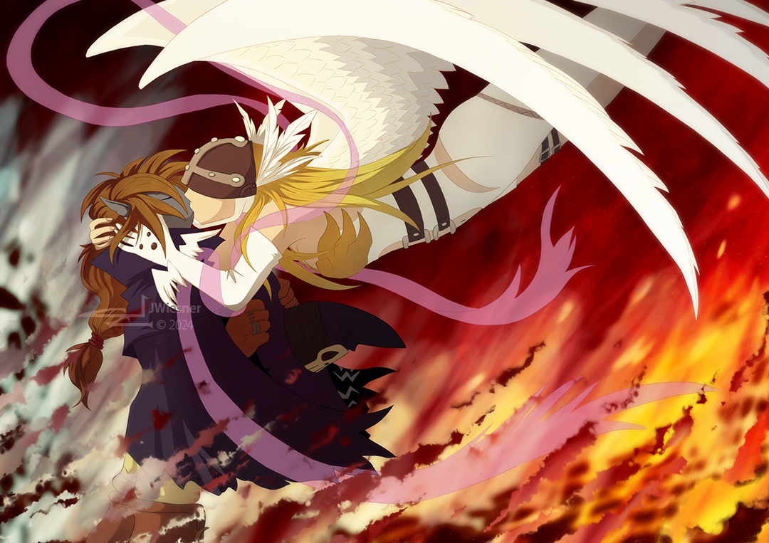 Digimon Is Forever {Tai+Kou Fan}))) — let-them-eat-cheesecake: I saw  Angewomon fan art...