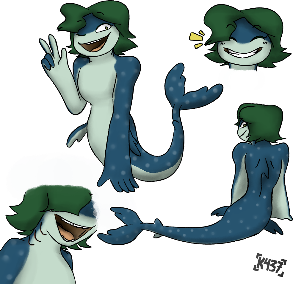 Whale shark girl by K437 -- Fur Affinity [dot] net
