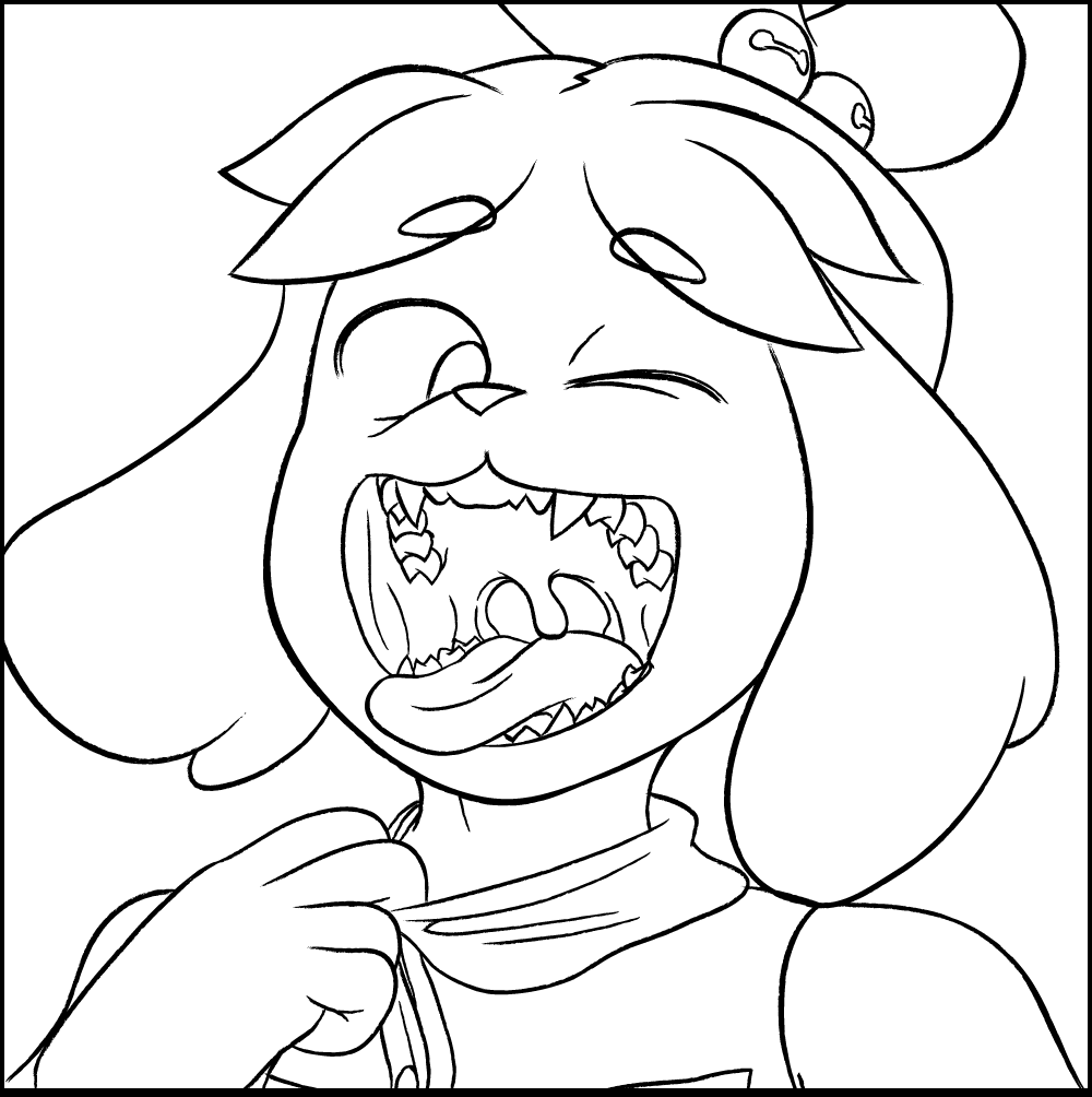 Belles maw (again)- work in progress by K437 -- Fur Affinity [dot] net