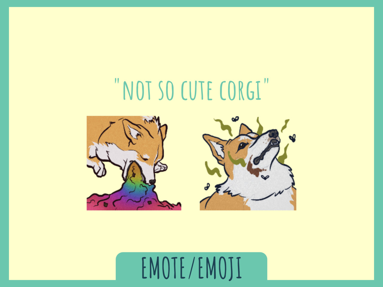 Corgi Twitch/Discord emotes for my Etsy shop by K4nashi -- Fur Affinity  [dot] net