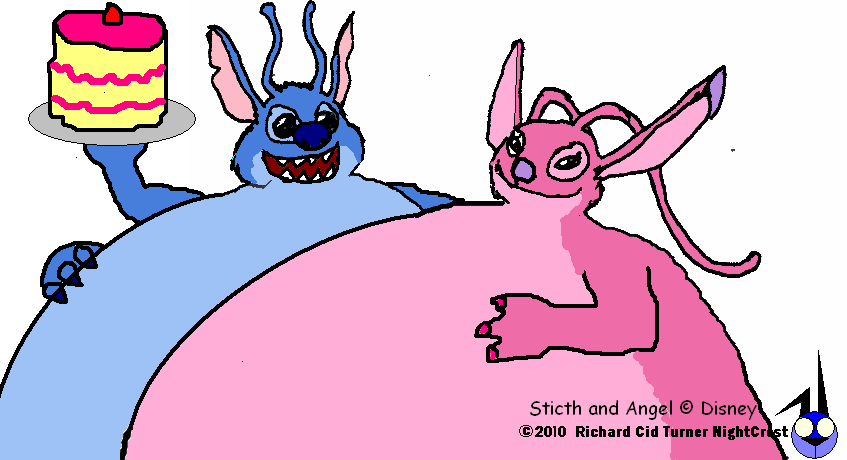 Lilo Stitch and Angel Snorkeling by CashSon45 -- Fur Affinity [dot