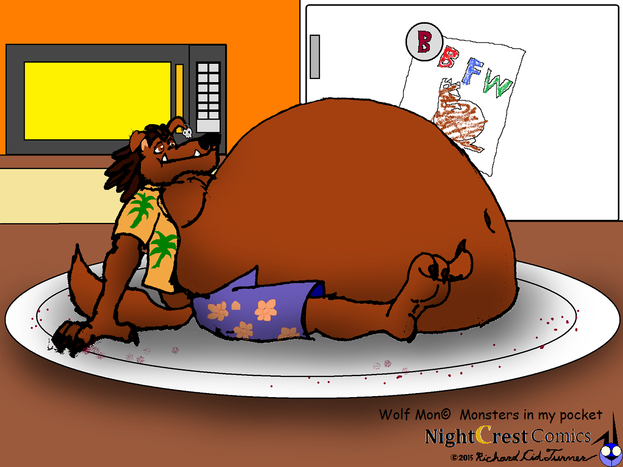 Big Bad Fatty Were Wolf Mon By K9manx90 Fur Affinity Dot Net