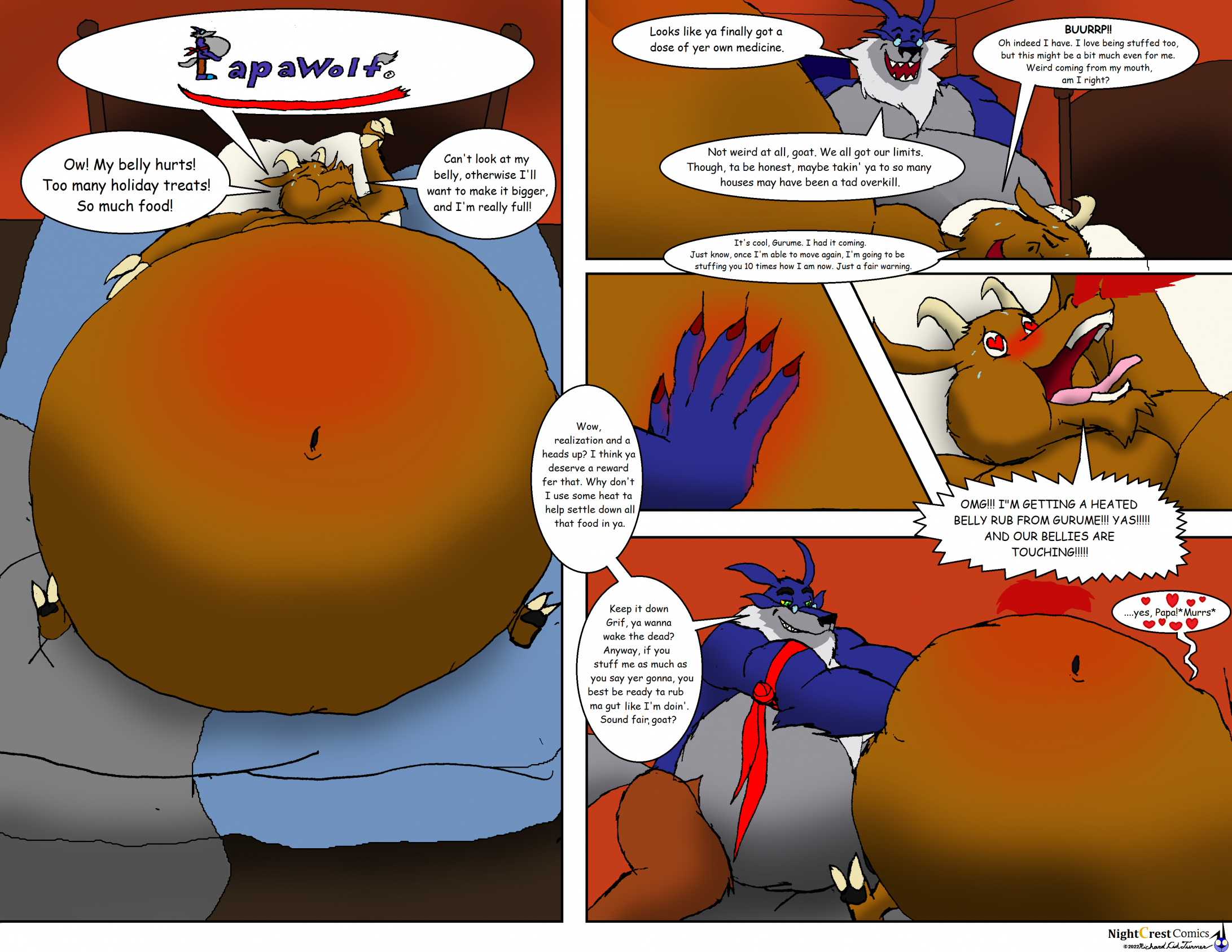 Papawolf comic 107 by k9manx90 -- Fur Affinity [dot] net