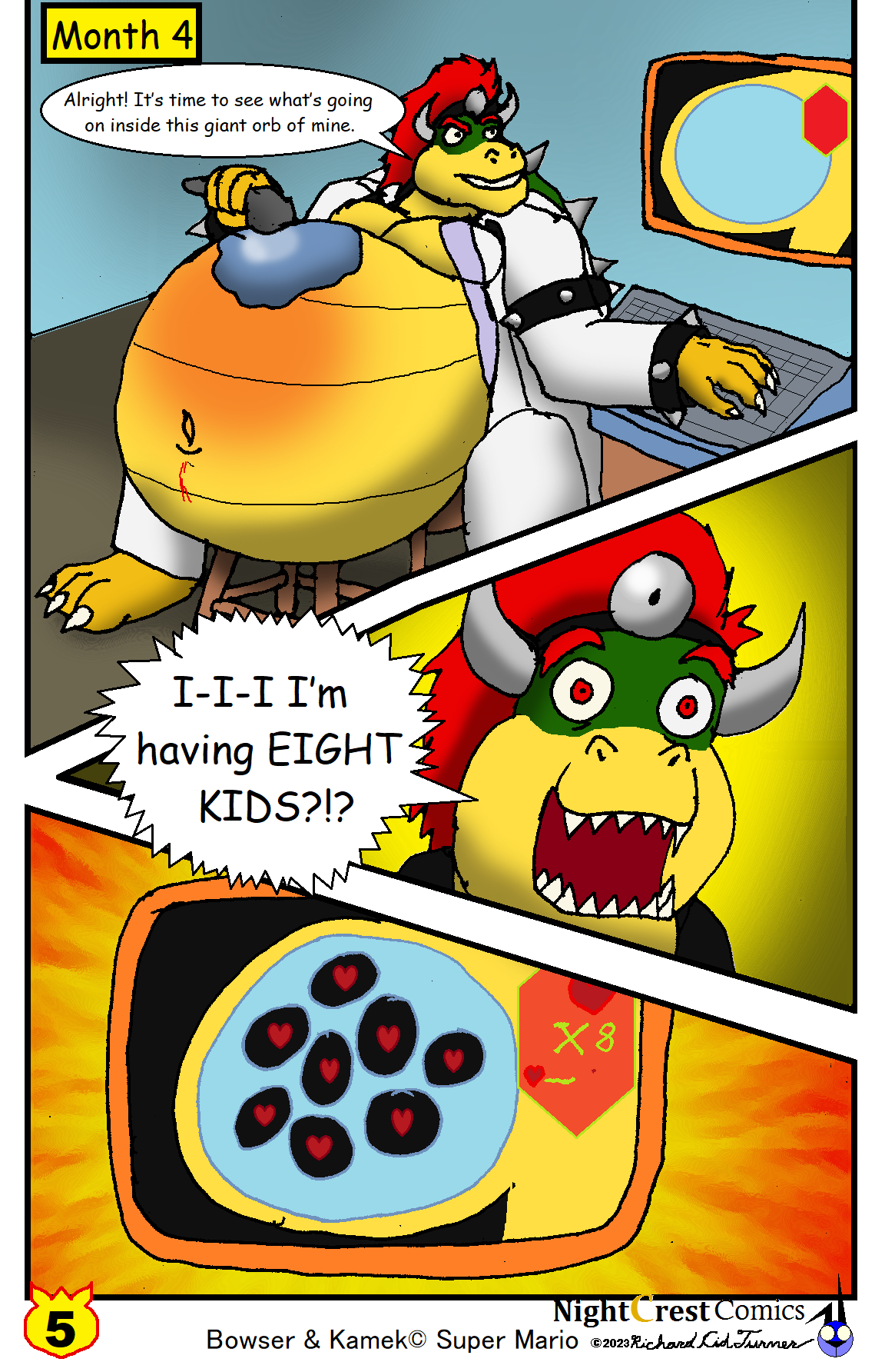 Bowser's Mpreg Story 5 by k9manx90 -- Fur Affinity [dot] net