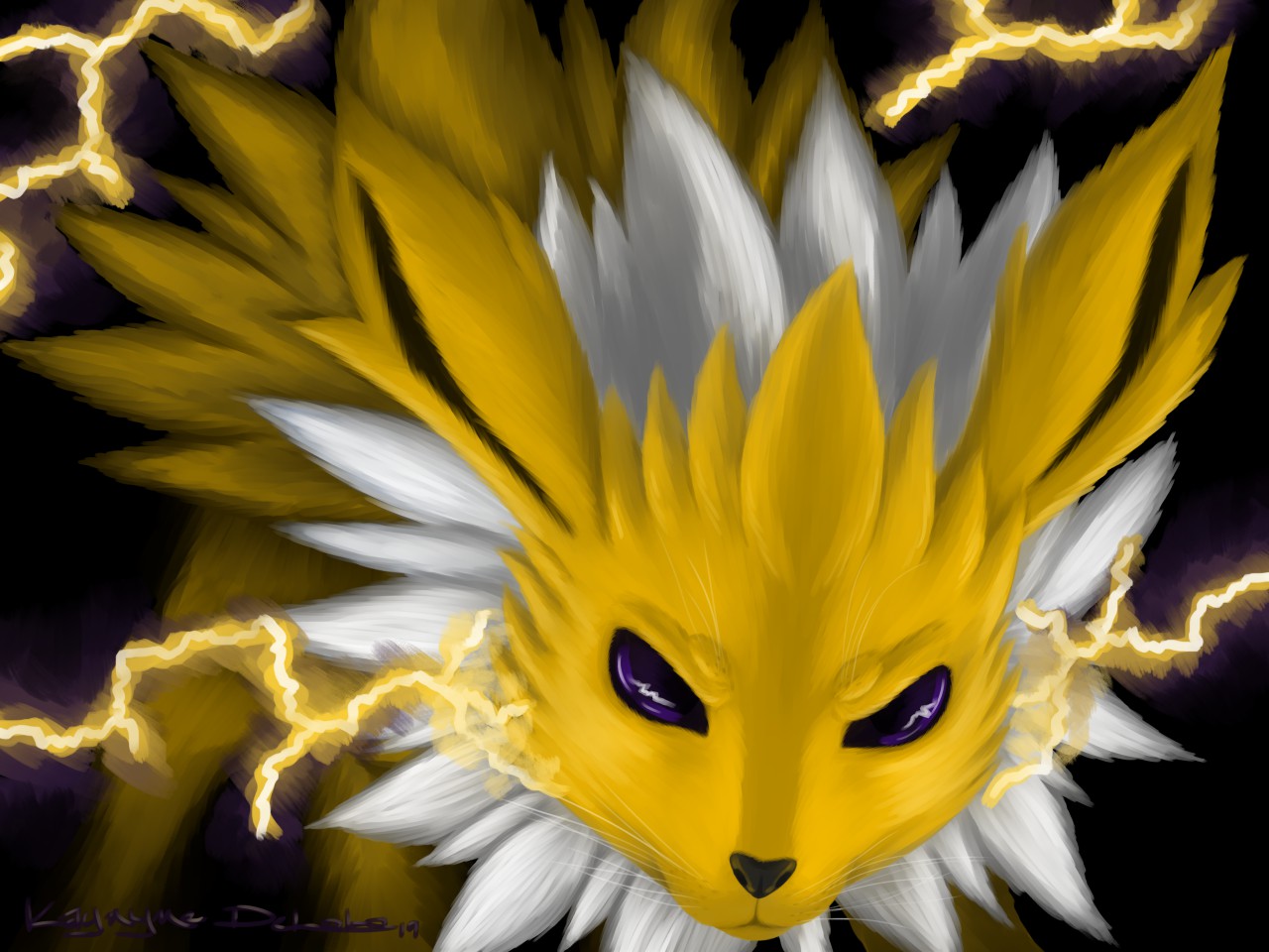 Pokemon Jolteon With Coordinated Switch Joycon - Etsy