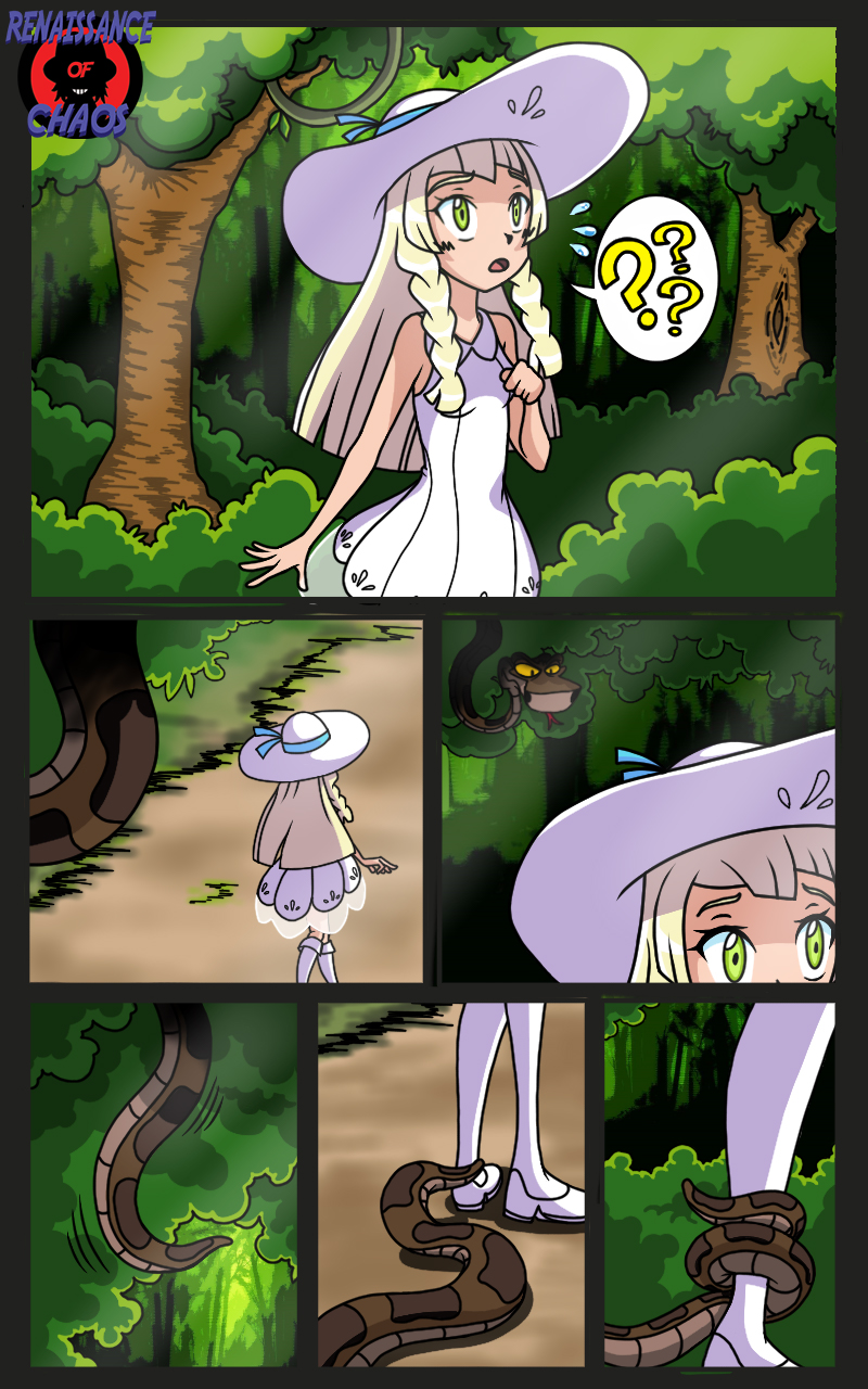 Kaa & Lillie Page 1 (Kaa X Pokemon Sun & Moon). 