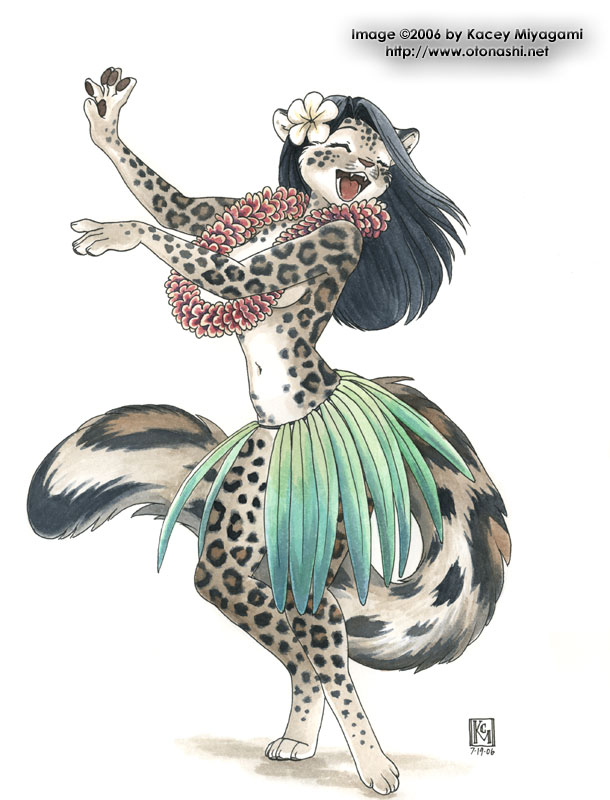 Coco Hula Dancing by Kacey -- Fur Affinity [dot] net