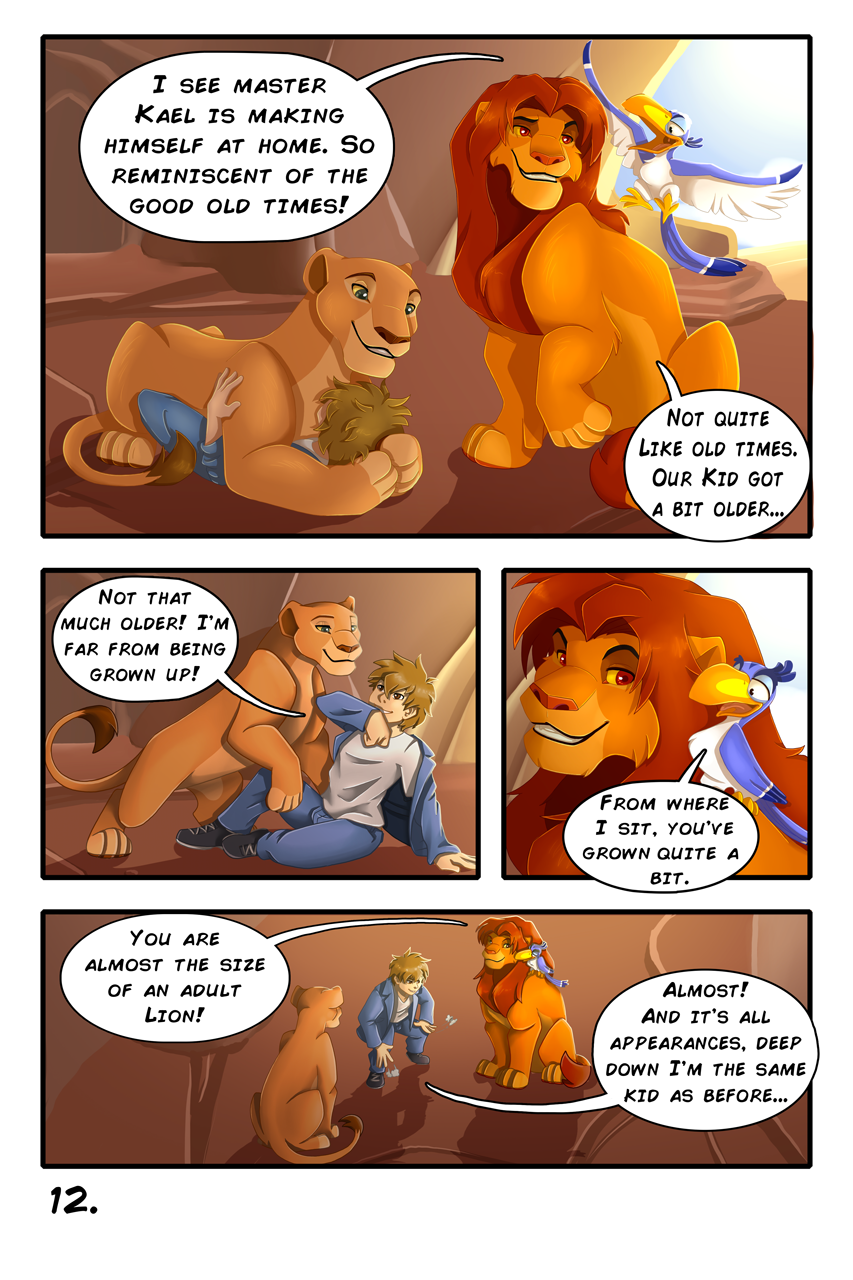 Old TLK comic page 12:. by Kael_tiger -- Fur Affinity [dot] net