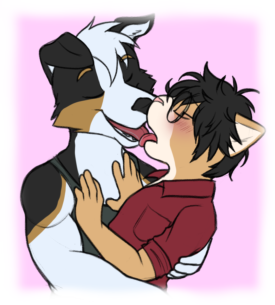 Kissy Kissy Boyfriends by kai-kat -- Fur Affinity [dot] net