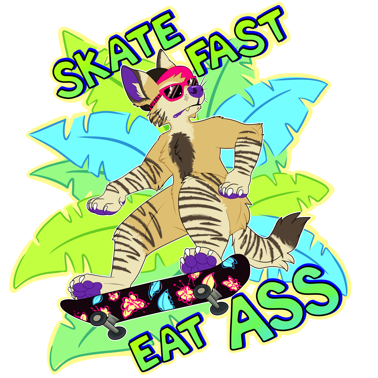 Skate fast eat ass