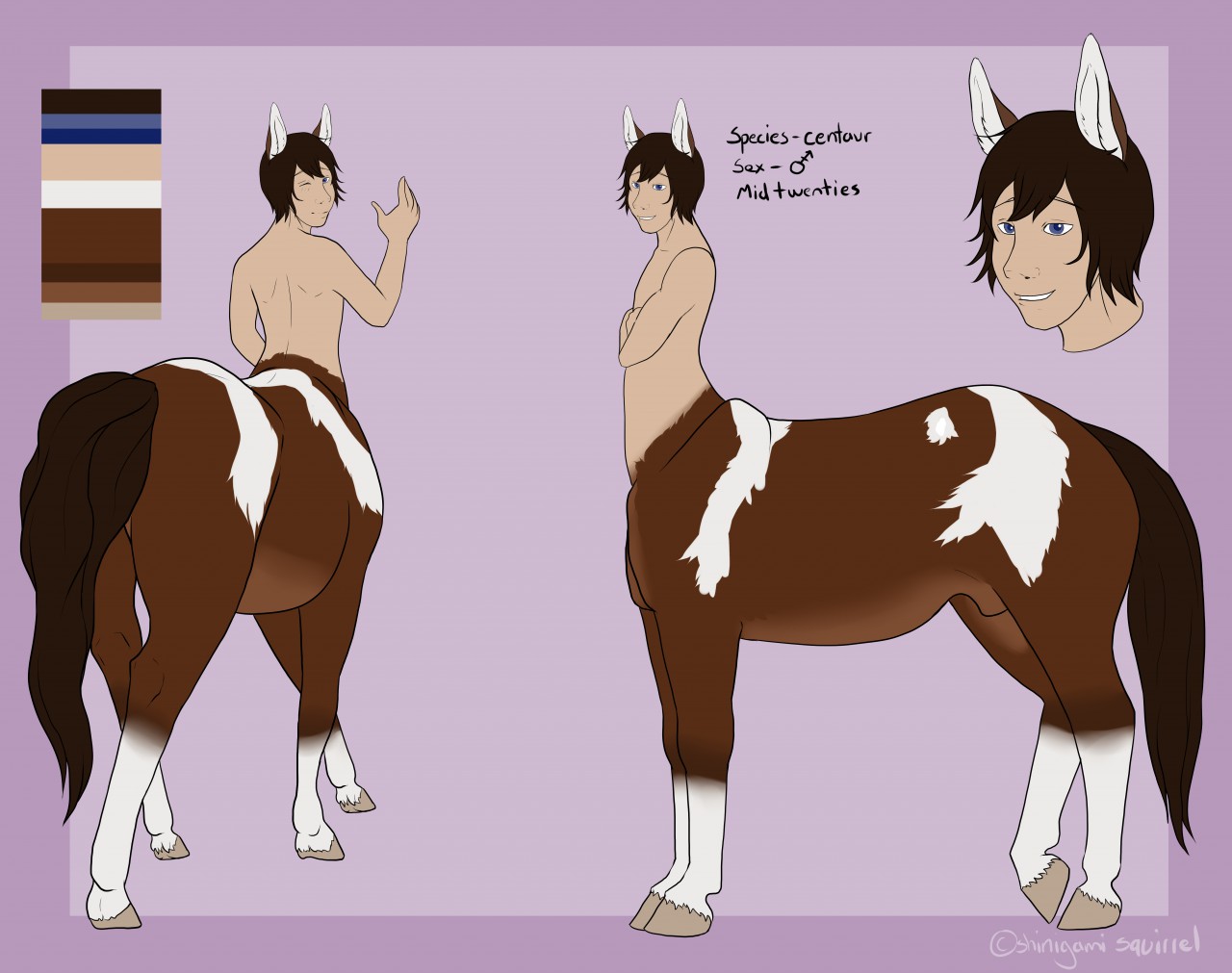 Kairo horse centaur ref sheet by kairotheleopard -- Fur Affinity [dot] net