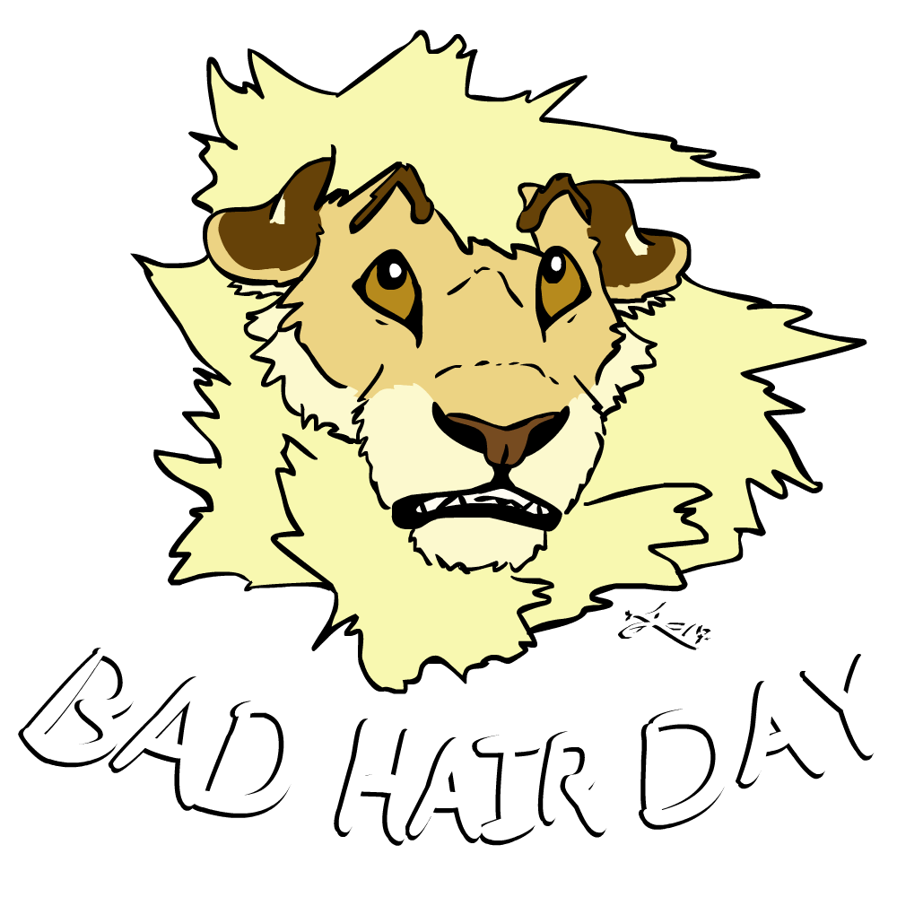 Bad Hair Day By Kai the Lion Fur Affinity dot Net