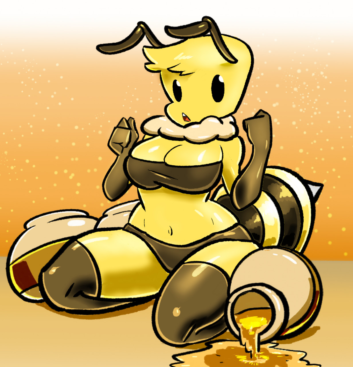 Minecraft Bee by Kaizooki -- Fur Affinity [dot] net