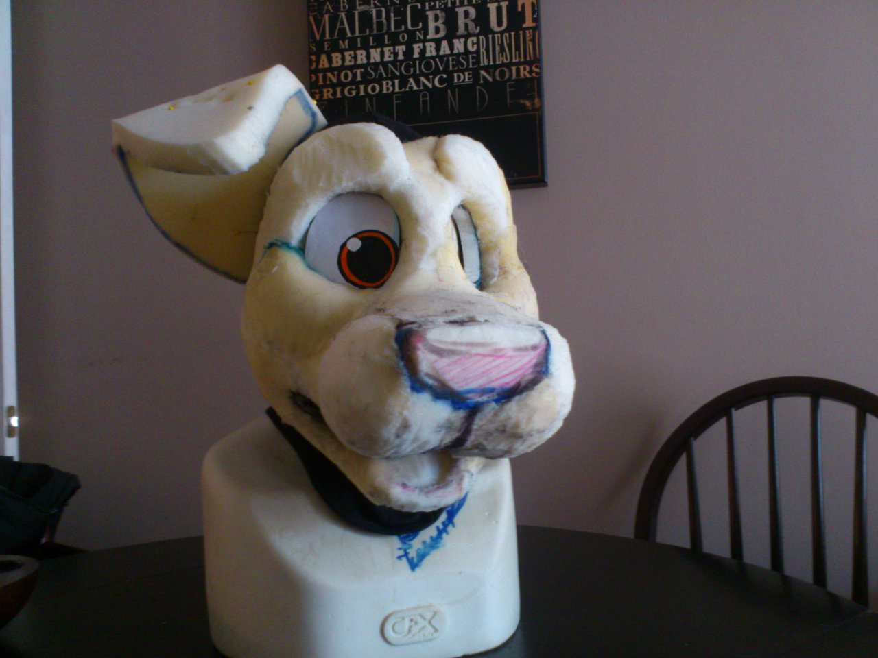 Feline Fursuit head base