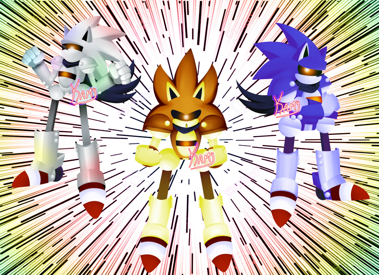 Metal Sonic in the Dark by kamira-exe -- Fur Affinity [dot] net