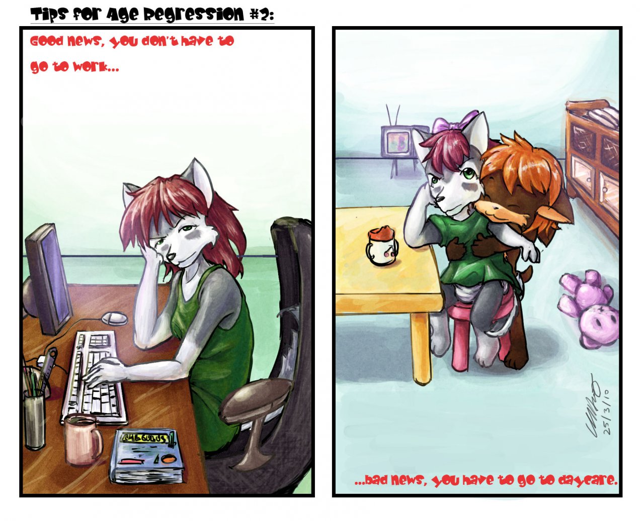 Tips for Age Regression #2: Yay no work...right? by Akaru by