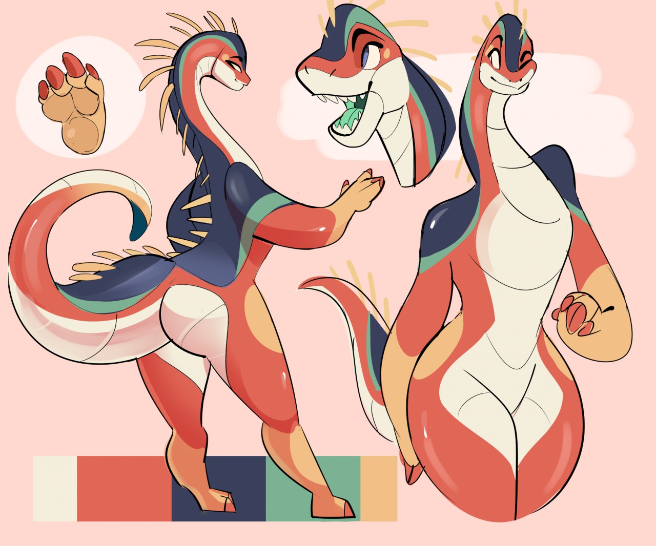 Brachio Adopt (with NSFW ref) CLOSED