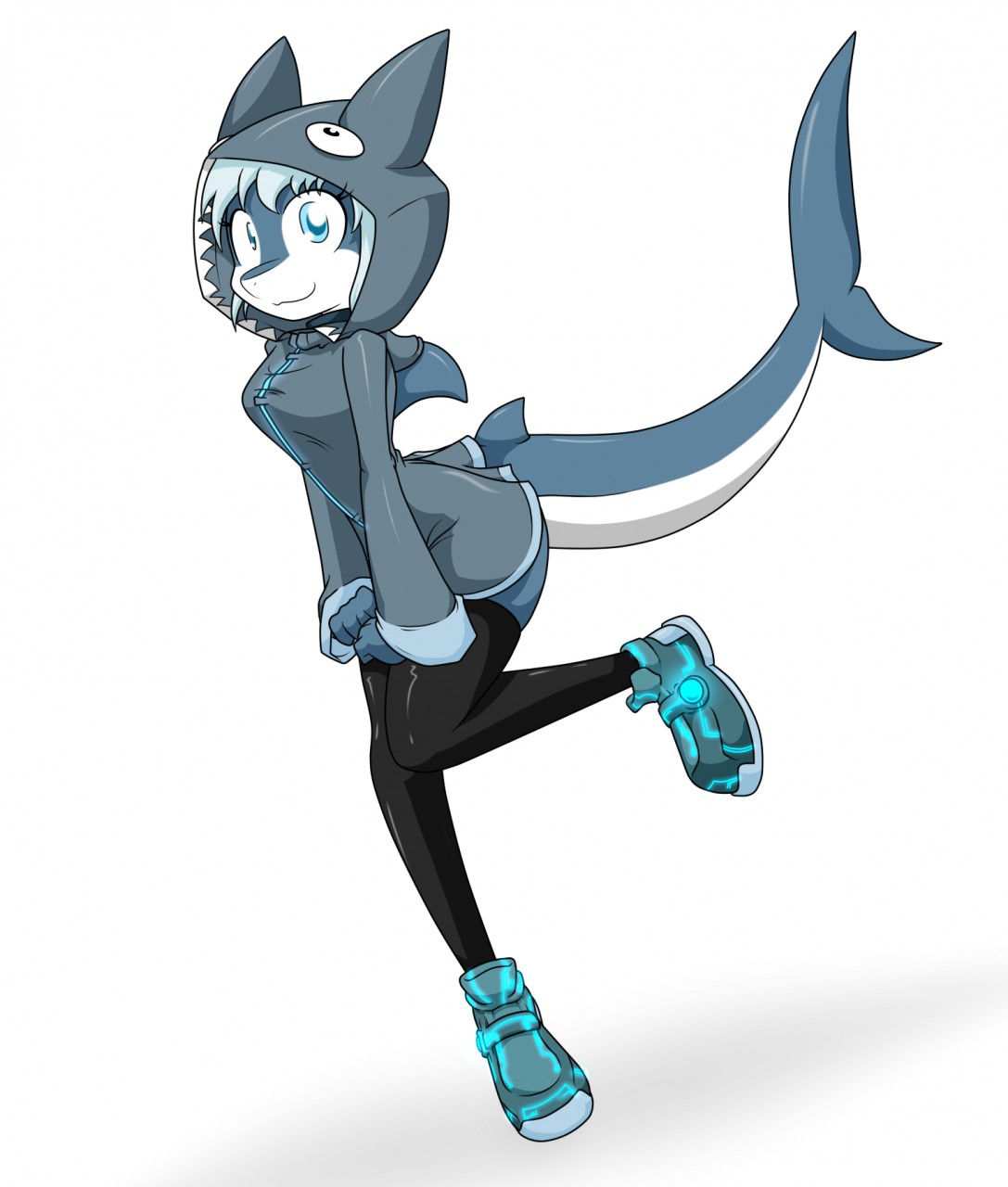 Sunisery Cute Shark Hoodie for Women Teen Girls Kawaii Cartoon